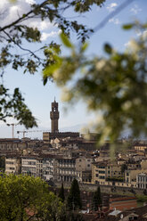 Blick auf den Palazzo Vecchio, Florenz, Italien - MAUF02448