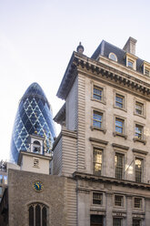 Vereinigtes Königreich, London, City of London, Liverpool Street, Finanzviertel mit dem Gherkin - TAMF01481