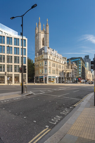 UK, London, City of London, Bahnhof Mansion House, Queen Victoria Street, lizenzfreies Stockfoto