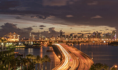 Bridge over water in Miami, Florida, United States - BLEF03740