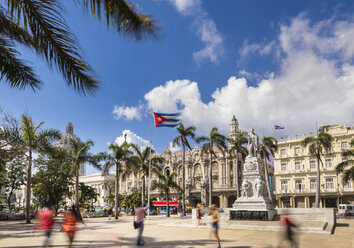 Jose Marti Statue at Central Park, Havana, Cuba - HSIF00647