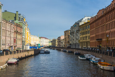 Water channel in the center of St. Petersburg, Russia - RUNF02115