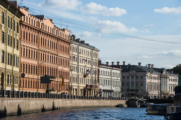 Water channel in the center of St. Petersburg, Russia - RUNF02130