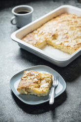 Butterkuchen, yeast dough with almond, sugar and butter topping - IPF00520