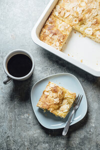 Butterkuchen, yeast dough with almond, sugar and butter topping - IPF00522