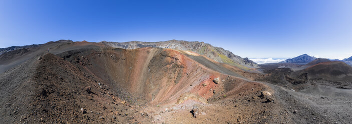 Sliding Sands Trail, Kalu'uoka'o'o Krater, Vulkan Haleakala, Haleakala National Park, Maui, Hawaii, USA - FOF10778