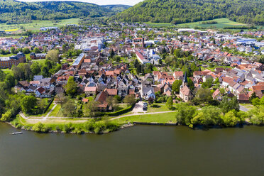 View of Kleinheubach, Miltenberg, Bavaria, Germany - AMF07041