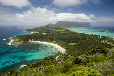 Blick vom Malabar Hill über Lord Howe Island, Neusüdwales, Australien - RUNF02188