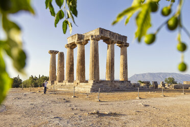 Archaic Temple of Apollo, Dorian columns, Corinth, Greece - MAMF00711