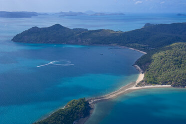 Aerial view of the Whitsunday Islands, Queensland, Australia - RUNF02240