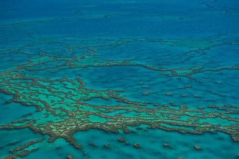 Luftaufnahme des Great Barrier Reef, Queensland, Australien - RUNF02247