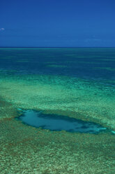 Aerial view of the Great Barrier Reef, Queensland, Australia - RUNF02254