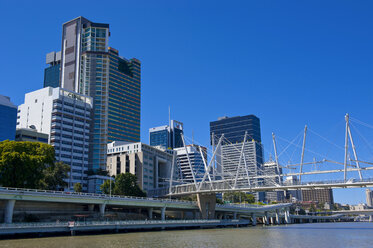 Downtown Brisbane with Brisbane River, Queensland, Australia - RUNF02277
