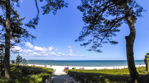 Blick auf den Strand, Binz, Rügen, Deutschland - PUF01518