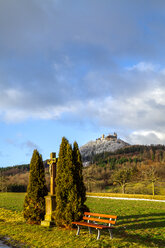 Blick auf die Burg Hohenzollern, Bisingen, Deutschland - PUF01548