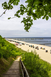 Blick auf den Strand, Koserow, Deutschland - PUF01592
