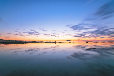 Sonnenuntergang über der östlichen Bucht, Firth of Forth, North Berwick, East Lothian, Schottland - SMAF01253