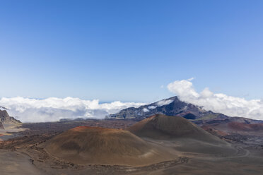 Krater Kama'oli'i, Pu'uom'ui, Pu'uopele und Kamohoalii, Sliding Sands Trail, Haleakala-Vulkan, Haleakala-Nationalpark, Maui, Hawaii, USA - FOF10799