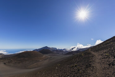 Krater Kama'oli'i, Pu'uom'ui, Pu'uopele und Kamohoalii, Sliding Sands Trail, Haleakala-Vulkan, Haleakala-Nationalpark, Maui, Hawaii, USA - FOF10804