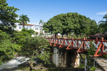 Brücke über den Fluss Almas in Pirenopolis, Goias, Brasilien - RUNF02347