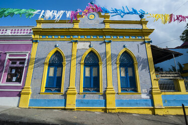 Colourful colonial architecture in Olinda, Pernambuco, Brazil - RUNF02360