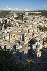 View from Ragusa Superiore to Ragusa Ibla, Ragusa, Sicily, Italy - MAMF00747