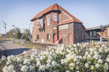 Historisches Bahnhofsgebäude, Wittenberge, Brandenburg, Deutschland - KEBF01220