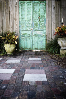 Weathered Green Door - MINF11039