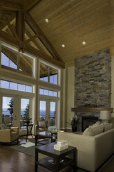 Living Room With Cathedral Ceiling - MINF11052