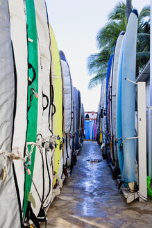 Surfboard-Schließfächer neben dem Strand - MINF11095