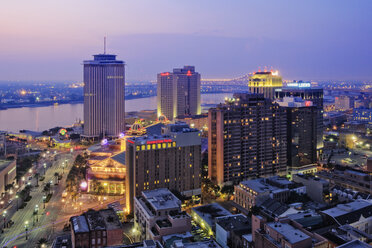 Downtown New Orleans at Dusk - MINF11159