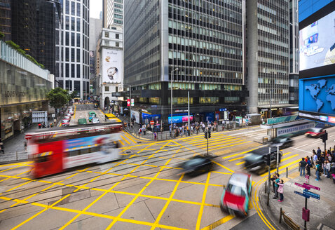 Verkehr in Hongkong Central, Hongkong, China - HSIF00665