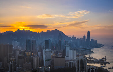 Central Hong Kong skyline, Hong Kong, China - HSIF00688