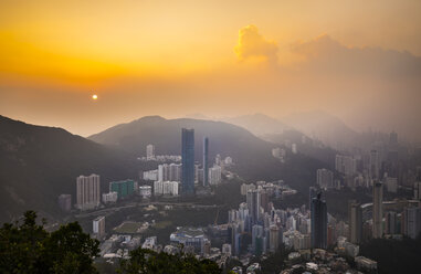 Central Hong Kong skyline, Hong Kong, China - HSIF00695