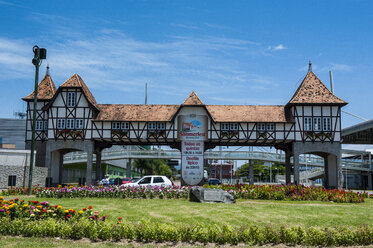 Oktoberfestgelände in der deutschen Stadt Blumenau, Brasilien - RUNF02411