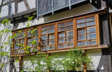 Historisches Haus in der Altstadt, Tübingen, Baden Württemberg, Deutschland - MRF02024