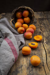 Apricots, dark wood - LVF08081