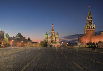 Kreml, Basilius-Kathedrale und Roter Platz, Moskau, Russland - MINF11752