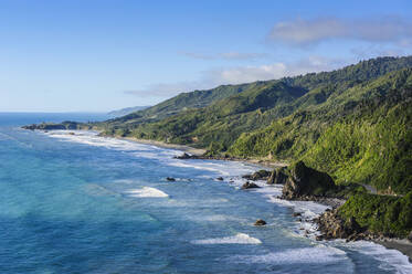 Die unberührte Westküste der Südinsel zwischen Greymouth und Westport, Neuseeland - RUNF02640