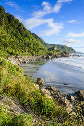 The untouched west coast of the South Island between Greymouth and Westport, New Zealand - RUNF02641