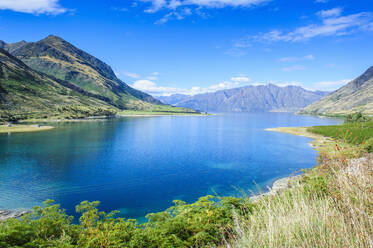 Hawea-See, Haast-Pass, Südinsel, Neuseeland - RUNF02655