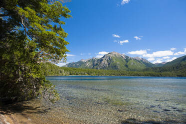 Schöner Bergsee im Nationalpark Los Alerces, Chubut, Argentinien, Südamerika - RUNF02728