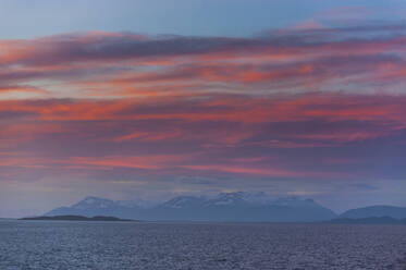 Sunset over the beagle channel, Argentina, South America - RUNF02780