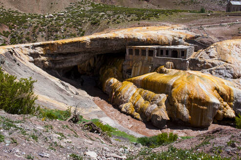 Inka-Brücke bei Mendoza, Argentinien, Südamerika - RUNF02821