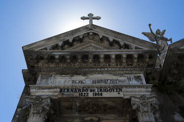 Grabmal von Bernardo de Irigoyen, Friedhof La Recoleta, Buenos Aires, Argentinien, Südamerika - RUNF02823