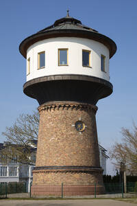 Wasserturm, Goehren, Mönchgut, Rügen, Deutschland - WIF03938