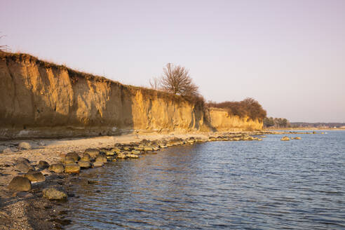 Sonnenuntergang an der Steilküste, Klein Zicker, Mönchgut, Rügen, Deutschland - WIF03944