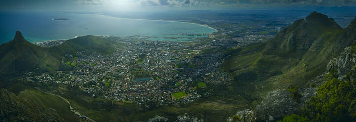 Aerial view of Cape Town, Western Cape, South Africa - BLEF07382