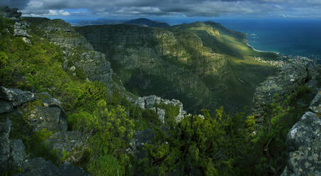 View of cliffs, Cape Town, Western Cape, South Africa - BLEF07383