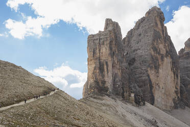 Tre Cime di Lavaredo, Nature Park Tre Cime, Unesco World Heritage Natural Site, Sexten Dolomites, Italy - GWF06122